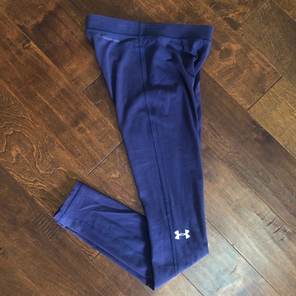 Under Armour Navy Charged Workout Leggings- sz XS